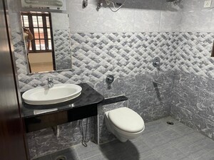 Bathroom in 3 BHK Builder Floor at Frazer Town – for Rent