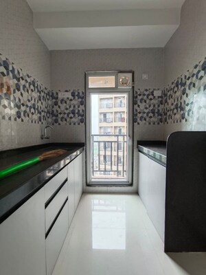 Kitchen in 1 BHK Apartment at Rutu City, Thane West – for Rent