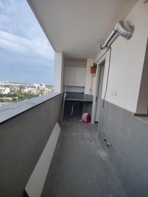 Balcony in 3 BHK Apartment at Trendset Allure, Kokapet – for Rent