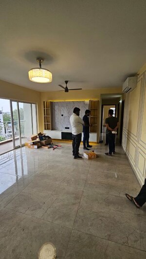 Living Room in 2.5 BHK Apartment at One OAK Natura, Sushant Golf City – for Rent