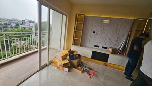 Team Area in 2.5 BHK Apartment at One OAK Natura, Sushant Golf City – for Rent