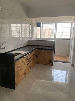 Kitchen in 3 BHK Apartment at Anand Vihar Baner, Baner – for Rent
