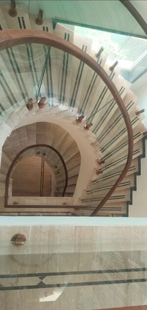 Staircase in 4 BHK Villa at Praneeth APR Pranav Antilia, Bachupally – for Sale