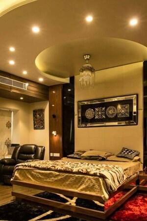 Bedroom in 4 BHK Apartment at Rohtas Presidential Arcade, Vibhuti Khand – for Rent