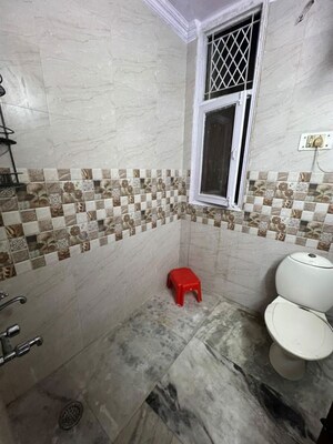 Bathroom in 2 BHK Builder Floor at Malviya Nagar – for Rent