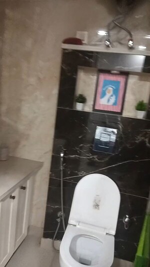 Bathroom in 2 BHK Builder Floor at Lajpat Nagar – for Rent
