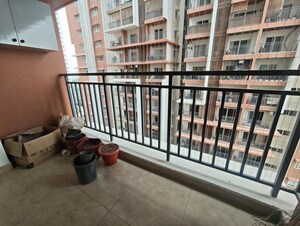 Balcony in 3 BHK Apartment at Poulomi Avante, Kokapet – for Rent