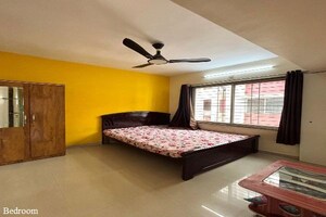 Bedroom in 2 BHK Apartment at SG Lanke Vishwajeet Residency, Kharadi – for Rent