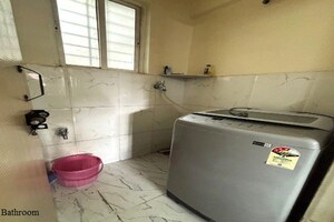 Bathroom in 2 BHK Apartment at SG Lanke Vishwajeet Residency, Kharadi – for Rent