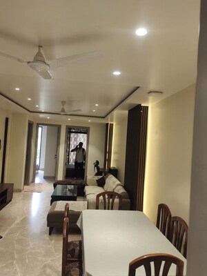 Living Room in 3 BHK Builder Floor at East Of Kailash – for Rent
