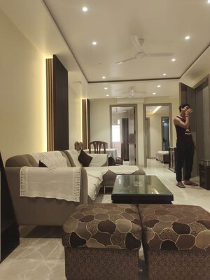 Living Room in 3 BHK Builder Floor at East Of Kailash – for Rent