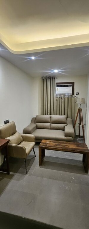 Living Room in 1 RK Builder Floor at Saket – for Rent