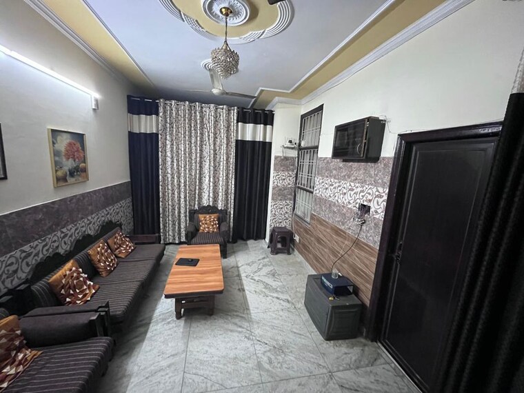 Living Room, ashoka-enclave-3 2 Bedroom 1100 Sq.Ft. Builder Floor In Sector 35 Faridabad 10687273