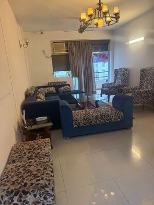Living Room in 3 BHK Apartment at ABA Cleo County, Sector 121 – for Rent