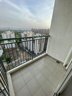 Balcony in 2 BHK Apartment at Godrej Nurture Pune, Mamurdi – for Rent