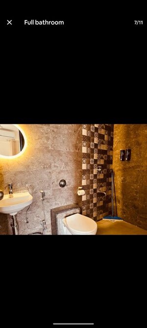 Bathroom in 2 BHK Apartment at Dream Metropark County, Balewadi – for Rent
