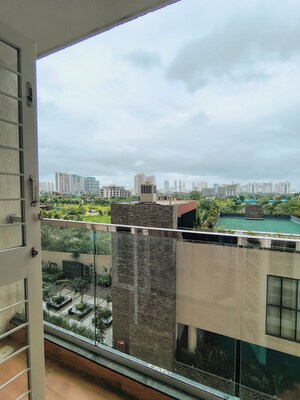 Balcony in 2 BHK Apartment at Kohinoor Sportsville, Hinjewadi – for Rent