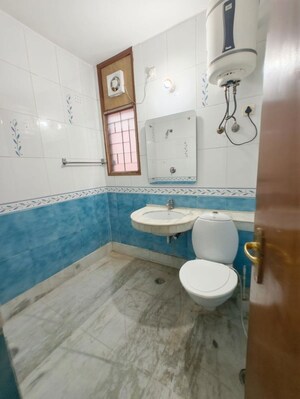 Bathroom in 3 BHK Apartment at CGHS Progressive Apartments, Sector 55 – for Rent