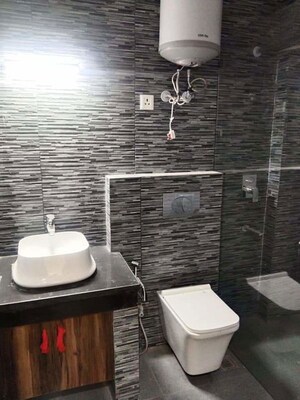 Bathroom in 3 BHK Builder Floor at Sushant Lok I – for Sale