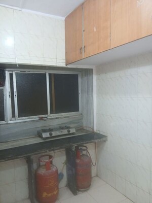 Kitchen in 1 BHK Apartment at Vasant Valley Complex, Malad East – for Rent