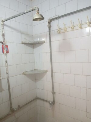 Bathroom in 1 BHK Apartment at Vasant Valley Complex, Malad East – for Rent