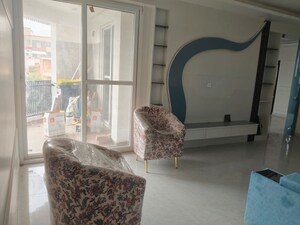 Living Room in 4 BHK Apartment at Vaishali Nagar – for Rent