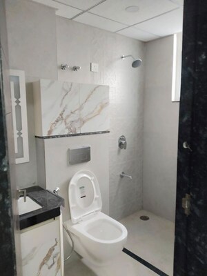 Bathroom in 4 BHK Apartment at Vaishali Nagar – for Rent