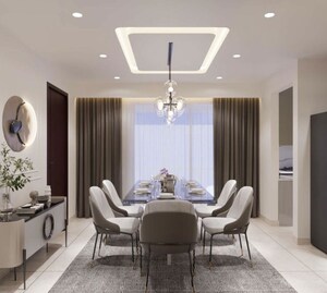 Living Room in 3 BHK Apartment at Aurobindo The Regent, Kondapur – for Rent