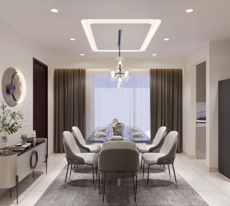 Living Room, aurobindo-the-regent 3 Bedroom 1595 Sq.Ft. Apartment In Kondapur Hyderabad 10687468