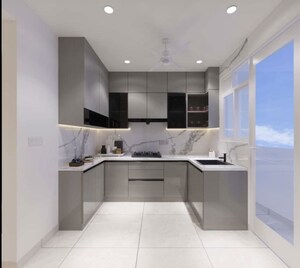 Kitchen in 3 BHK Apartment at Aurobindo The Regent, Kondapur – for Rent