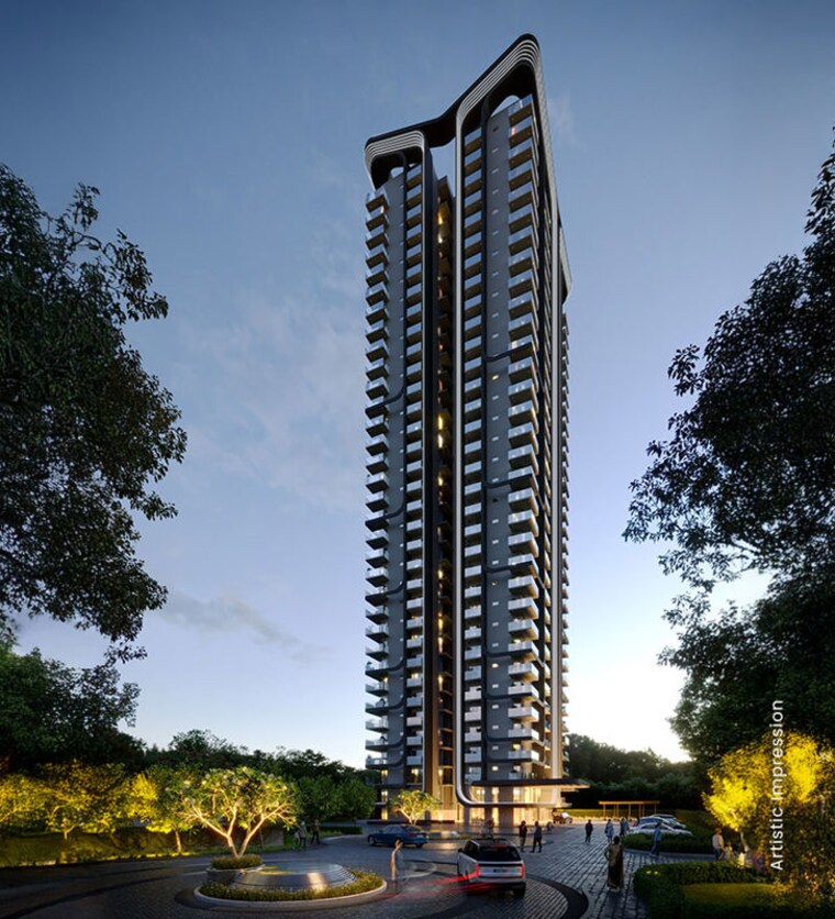 Exterior View, m3m-opus 3.5 Bedroom 2398 Sq.Ft. Apartment In Sector 67 Gurgaon 10687490