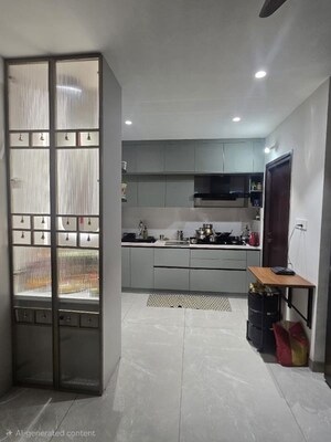 Kitchen in 2 BHK Apartment at Hallmark Sunnyside, Manchirevula – for Rent