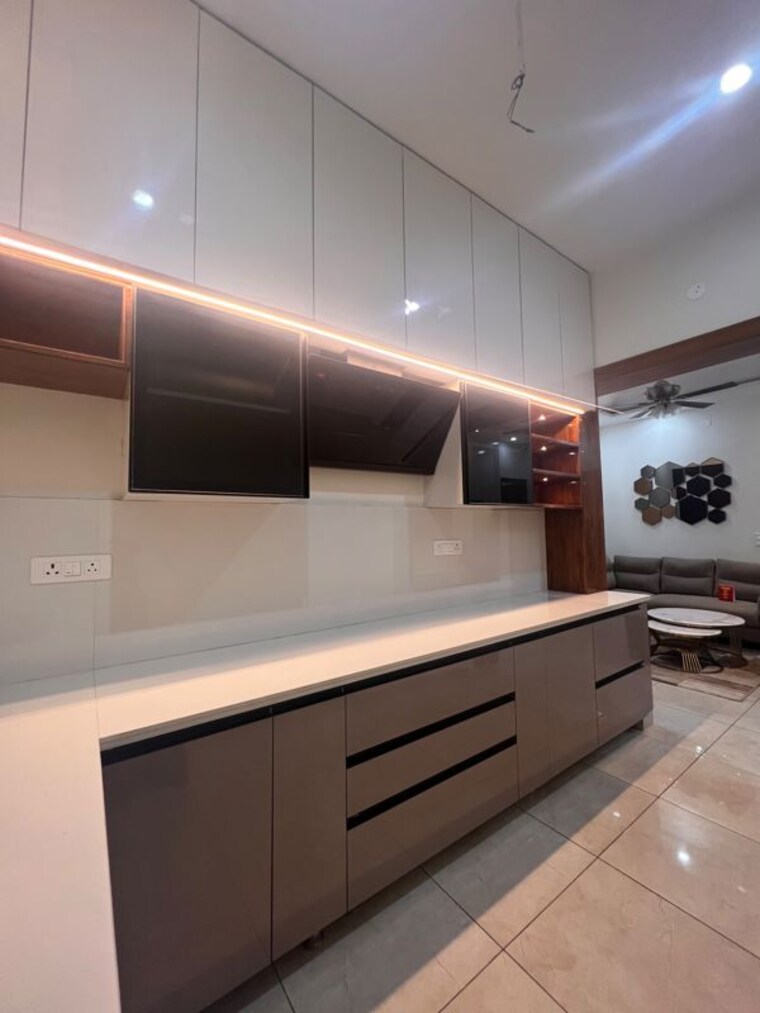 Kitchen, green-residency 3 Bedroom 1080 Sq.Ft. Apartment In Kharar Mohali Road Kharar 10687512