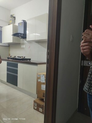 Kitchen in 2 BHK Apartment at Shapoorji Pallonji BKC 28, Bandra East – for Rent
