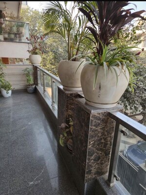 Balcony in 3 BHK Builder Floor at Sector 23 – for Rent