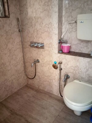 Bathroom in 2.5 BHK Apartment at Kanakia Spaces Niharika, Manpada – for Sale