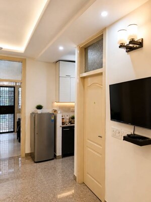 Bathroom in 3 BHK Builder Floor at Niti Khand I – for Rent