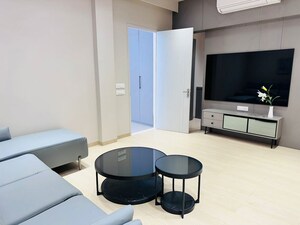Living Room in 4 BHK Villa at Myrah 32, Chhani – for Sale
