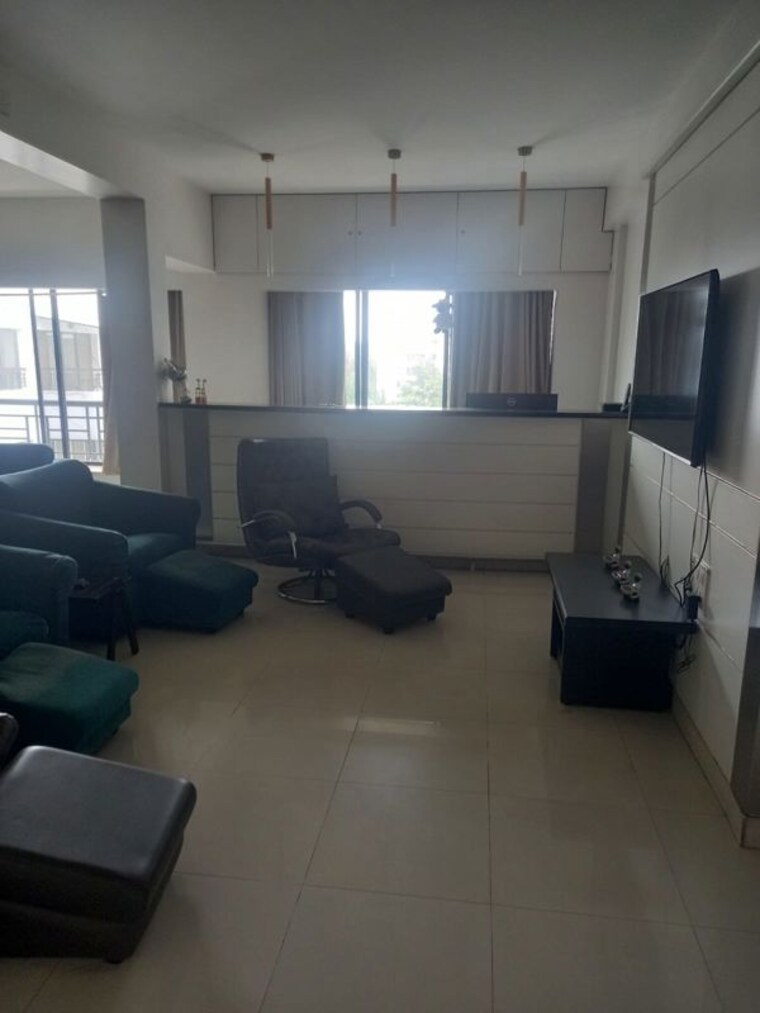 Living Room, kumar-presidency 3 Bedroom 1500 Sq.Ft. Apartment In Koregaon Park Pune 10687648