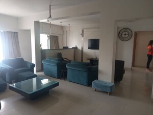 Living Room in 3 BHK Apartment at Kumar Presidency, Koregaon Park – for Rent