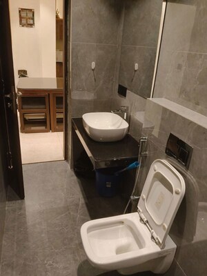 Bathroom in 3 BHK Apartment at Anjuna – for Rent