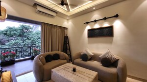 Living Room in 3 BHK Apartment at Anjuna – for Rent