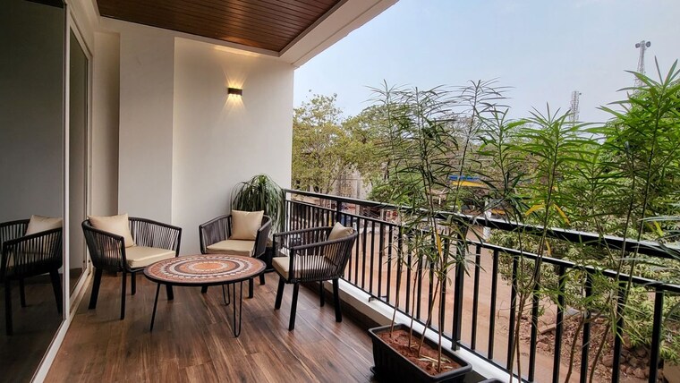 Balcony, anjuna 3 Bedroom 1500 Sq.Ft. Apartment In Anjuna Goa 10687733