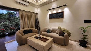 Living Room in 3 BHK Apartment at Anjuna – for Rent
