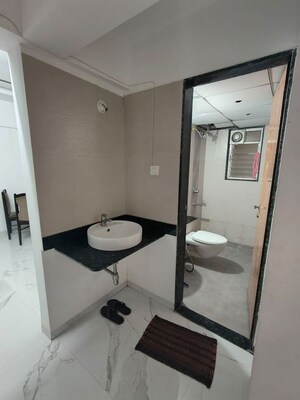 Bathroom in 2 BHK Apartment at Kondhwa – for Rent