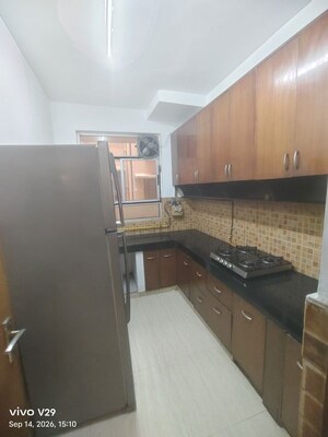 Kitchen in 2 BHK Apartment at Unitech Heritage City, Sector 25 – for Rent