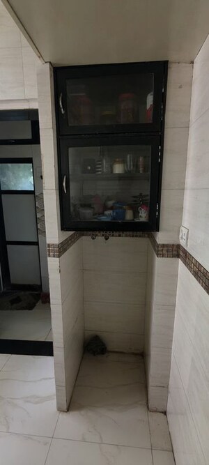 Bathroom in 1 BHK Apartment at Shree Vijapur CHS, Kandivali East – for Rent