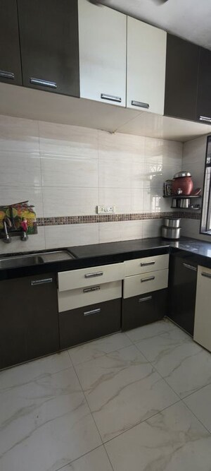 Kitchen in 1 BHK Apartment at Shree Vijapur CHS, Kandivali East – for Rent