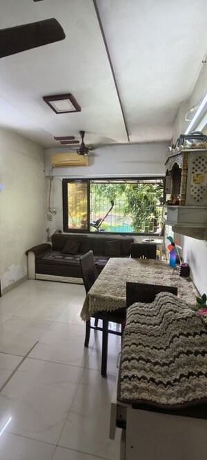 Living Room in 1 BHK Apartment at Shree Vijapur CHS, Kandivali East – for Rent