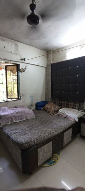 Living Room in 1 BHK Apartment at Shree Vijapur CHS, Kandivali East – for Rent